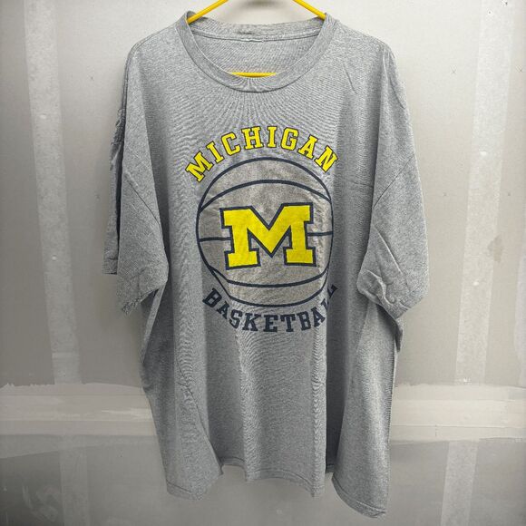 Vintage Nike Team Michigan Wolverines NCAA Basketball Shirt XXL Mens USA *READ* - Picture 3 of 5